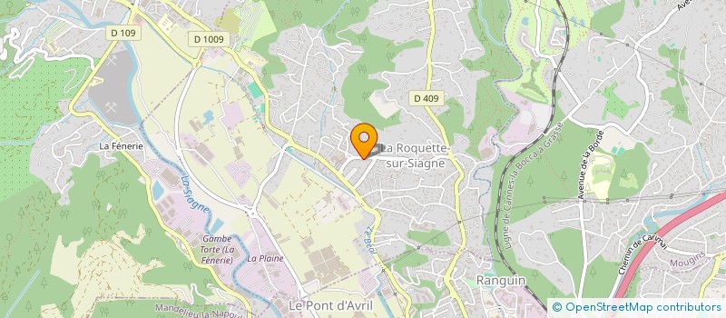 localisation de l'entreprise MONSIEUR CHRISTOPHE HERRMANN à LA ROQUETTE-SUR-SIAGNE