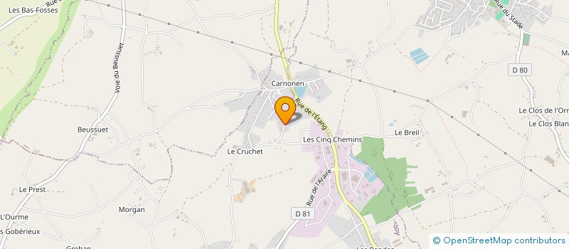 localisation de l'entreprise MONSIEUR CHRISTOPHE HERVIOU à QUESSOY