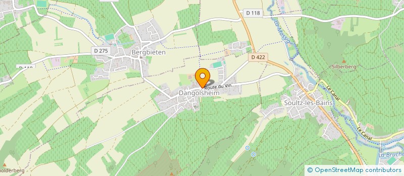 localisation de l'entreprise MONSIEUR CHRISTOPHE HERZOG  DANGOLSHEIM