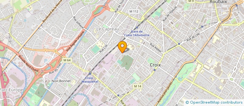 localisation de l'entreprise MONSIEUR CHRISTOPHE HESPEL à CROIX