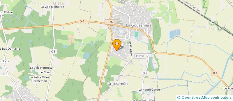 localisation de l'entreprise MONSIEUR CHRISTOPHE HESRY  LA GOUESNIERE