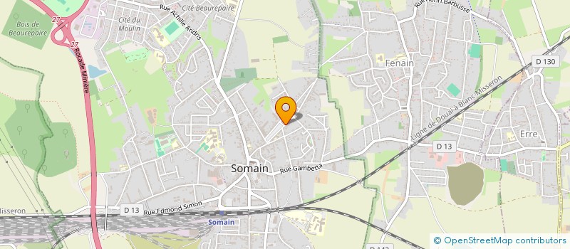 localisation de l'entreprise MONSIEUR CHRISTOPHE HETUIN  SOMAIN