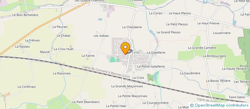 localisation de l'entreprise MONSIEUR CHRISTOPHE HEUDE à TORCE