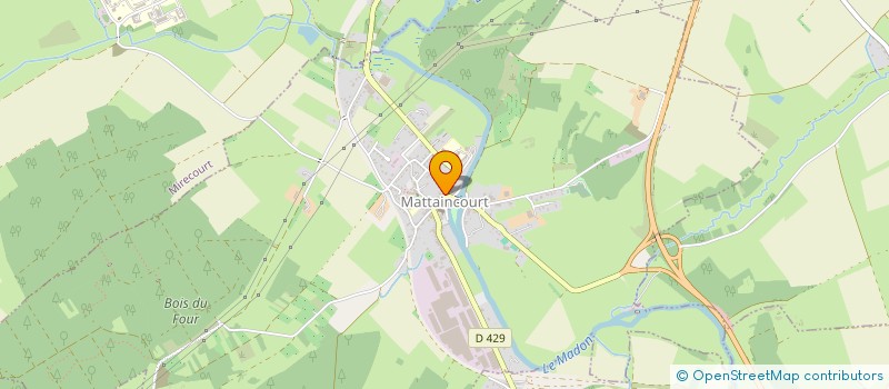 localisation de l'entreprise MONSIEUR CHRISTOPHE HEULLE  MATTAINCOURT
