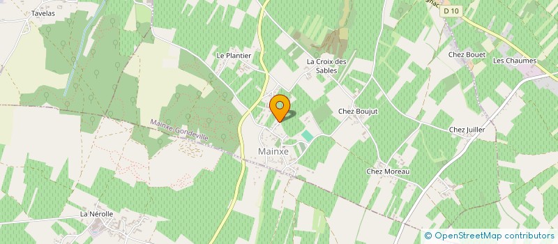 localisation de l'entreprise MONSIEUR CHRISTOPHE HEURTEBISE  MAINXE-GONDEVILLE