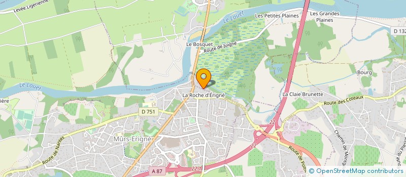 localisation de l'entreprise MONSIEUR CHRISTOPHE HEURTEL  LES PONTS-DE-CE