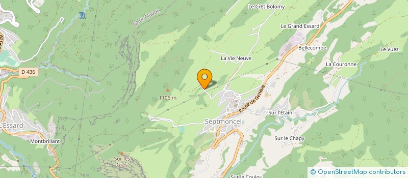 localisation de l'entreprise MONSIEUR CHRISTOPHE HEURTIN à SEPTMONCEL LES MOLUNES