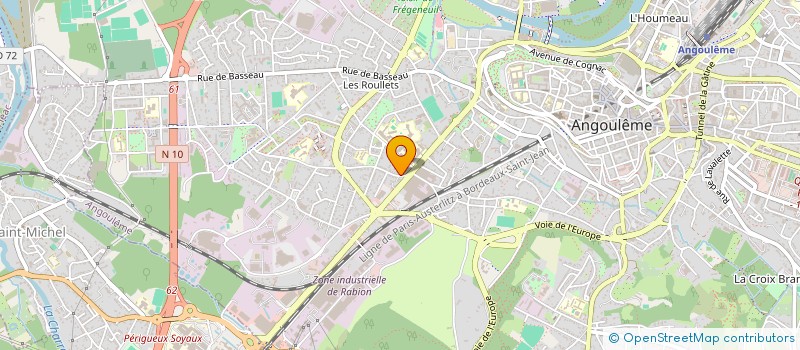 localisation de l'entreprise MONSIEUR CHRISTOPHE HILLION à ANGOULEME