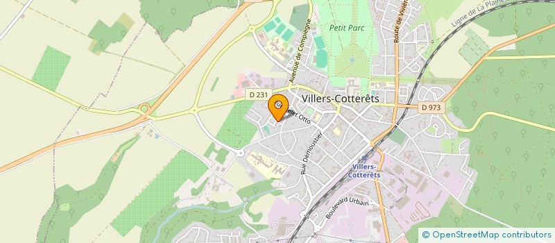 localisation de l'entreprise MONSIEUR CHRISTOPHE HILPRON  VILLERS-COTTERETS