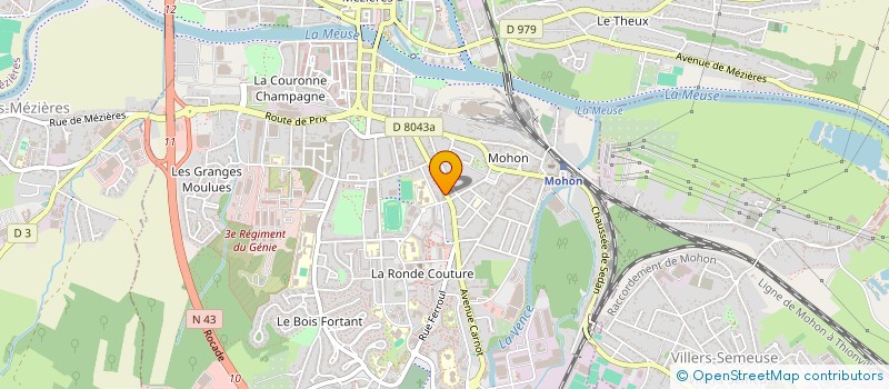 localisation de l'entreprise MONSIEUR CHRISTOPHE HIRSCHAUER à CHARLEVILLE-MEZIERES