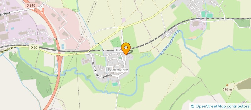 localisation de l'entreprise MONSIEUR CHRISTOPHE HISMERT  PONTPIERRE