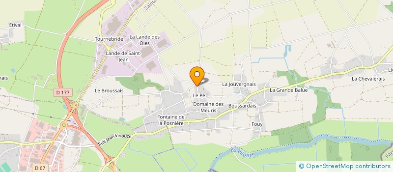 localisation de l'entreprise MONSIEUR CHRISTOPHE HOCHARD à SAINTE-MARIE