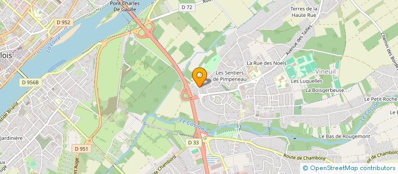 localisation de l'entreprise MONSIEUR CHRISTOPHE HOCHART  VINEUIL