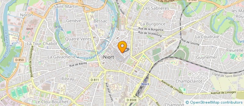 localisation de l'entreprise MONSIEUR CHRISTOPHE HOCQUAUX à NIORT