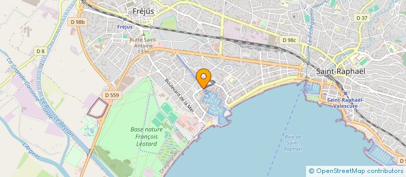 localisation de l'entreprise MONSIEUR CHRISTOPHE HOCQUET à FREJUS