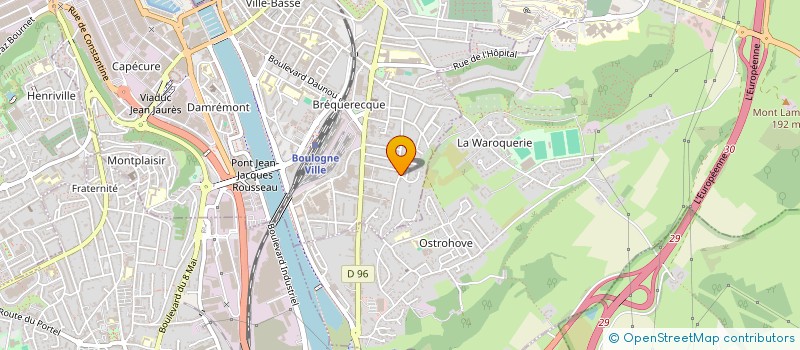 localisation de l'entreprise MONSIEUR CHRISTOPHE HODICQ  BOULOGNE-SUR-MER