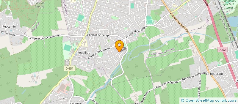localisation de l'entreprise MONSIEUR CHRISTOPHE HORAT à VILLENAVE-D'ORNON