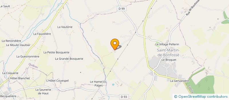 localisation de l'entreprise MONSIEUR CHRISTOPHE HOREL  SAINT-MARTIN-DE-BONFOSSE