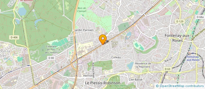 localisation de l'entreprise MONSIEUR CHRISTOPHE HOSPITAEL à CLAMART