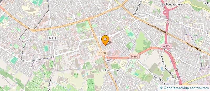 localisation de l'entreprise MONSIEUR CHRISTOPHE HOUEIX à ANGERS