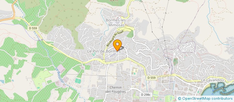 localisation de l'entreprise MONSIEUR CHRISTOPHE HOUILLON à BORMES-LES-MIMOSAS