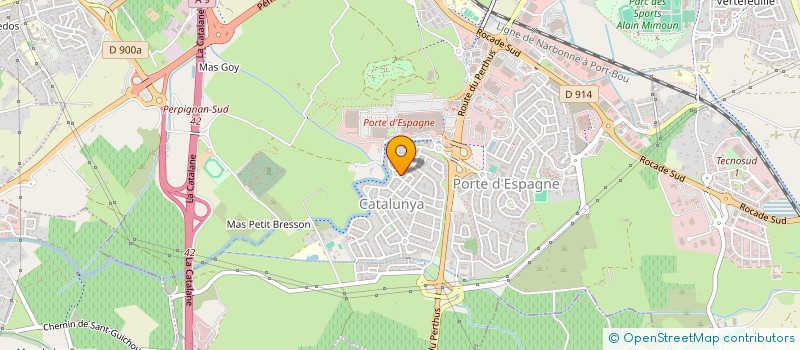 localisation de l'entreprise MONSIEUR CHRISTOPHE HOULES  PERPIGNAN