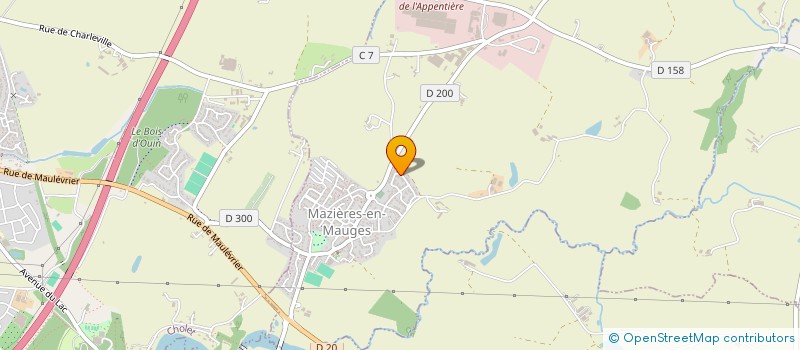 localisation de l'entreprise MONSIEUR CHRISTOPHE HOULLIER à MAZIERES-EN-MAUGES