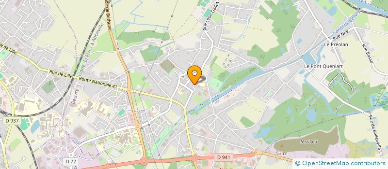 localisation de l'entreprise MONSIEUR CHRISTOPHE HU  BEUVRY