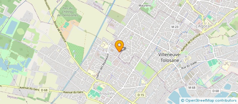 localisation de l'entreprise MONSIEUR CHRISTOPHE HUBERT  FROUZINS