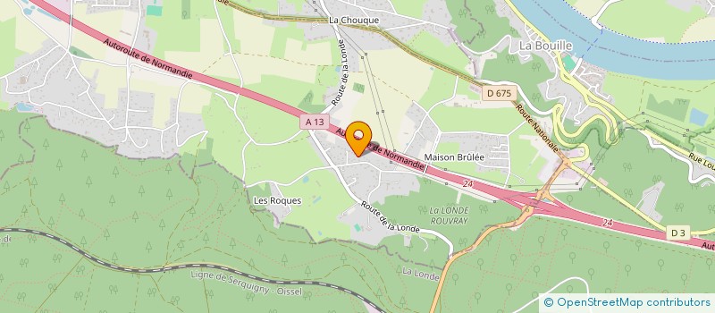 localisation de l'entreprise MONSIEUR CHRISTOPHE HUE  SAINT-OUEN-DE-THOUBERVILLE