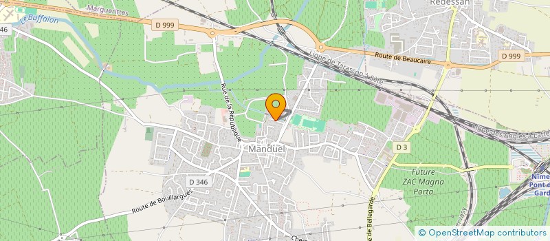 localisation de l'entreprise MONSIEUR CHRISTOPHE HUGE  MANDUEL