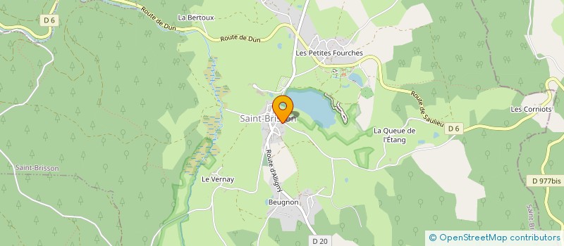 localisation de l'entreprise MONSIEUR CHRISTOPHE HUGUENIN  SAINT-BRISSON