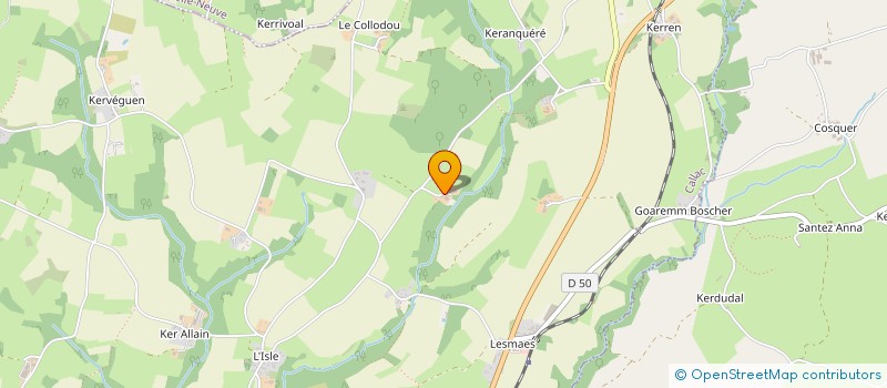 localisation de l'entreprise MONSIEUR CHRISTOPHE HUITOREL  CALLAC