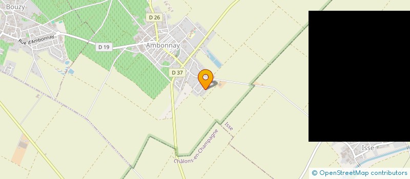 localisation de l'entreprise MONSIEUR CHRISTOPHE HUMBERT  AY-CHAMPAGNE