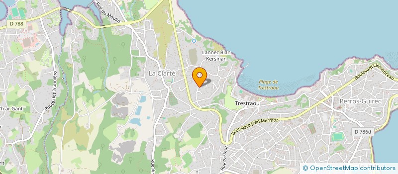 localisation de l'entreprise MONSIEUR CHRISTOPHE HUON à PERROS-GUIREC