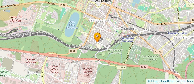 localisation de l'entreprise MONSIEUR CHRISTOPHE HUON DE KERMADEC à VERSAILLES