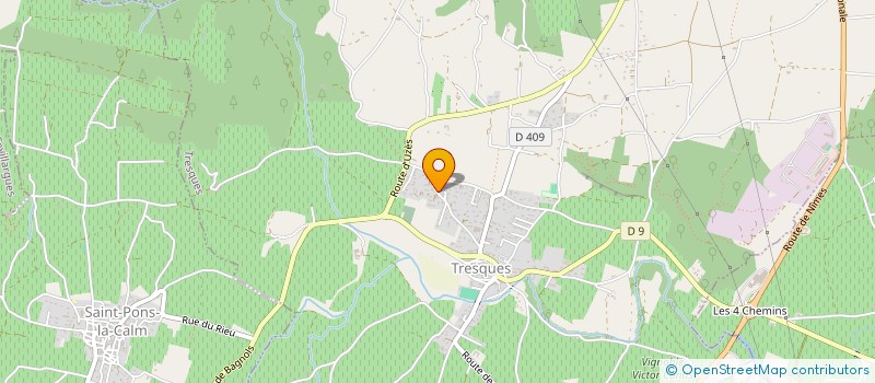 localisation de l'entreprise MONSIEUR CHRISTOPHE HUTIN  TRESQUES