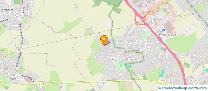 localisation de l'entreprise MONSIEUR CHRISTOPHE HUYGENS  AUBRY-DU-HAINAUT