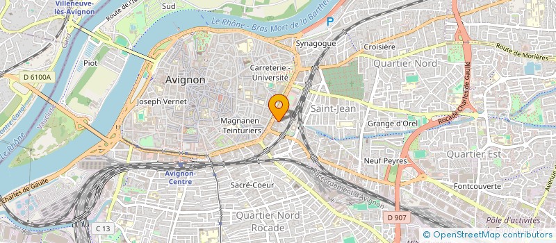 localisation de l'entreprise MONSIEUR CHRISTOPHE HVIEZDA  AVIGNON