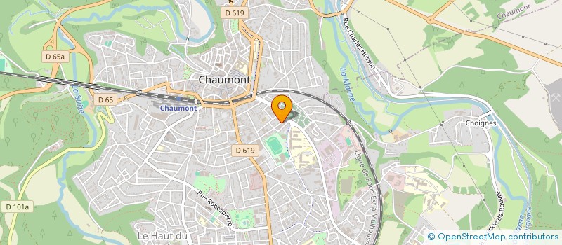 localisation de l'entreprise MONSIEUR CHRISTOPHE IAQUINTI à CHAUMONT