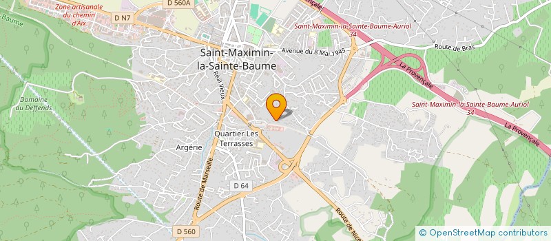 localisation de l'entreprise MONSIEUR CHRISTOPHE IARIA à SAINT-MAXIMIN-LA-SAINTE-BAUME