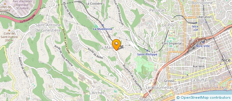 localisation de l'entreprise MONSIEUR CHRISTOPHE IMBERT à NICE