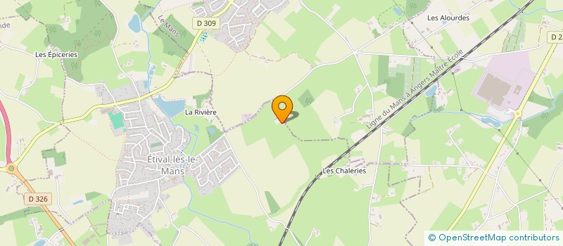 localisation de l'entreprise MONSIEUR CHRISTOPHE IMBERT  PRUILLE LE CHETIF