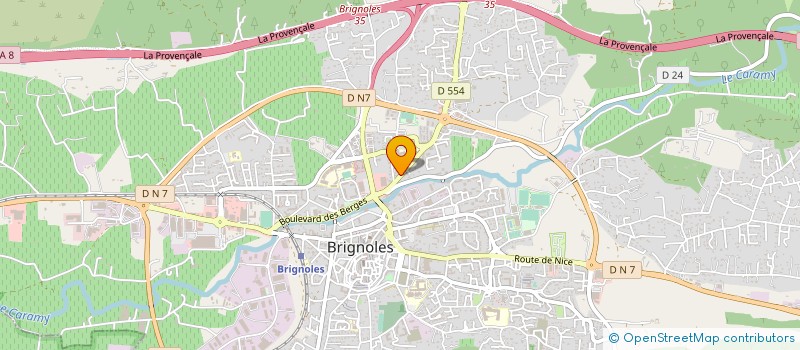localisation de l'entreprise MONSIEUR CHRISTOPHE INFANTI à BRIGNOLES