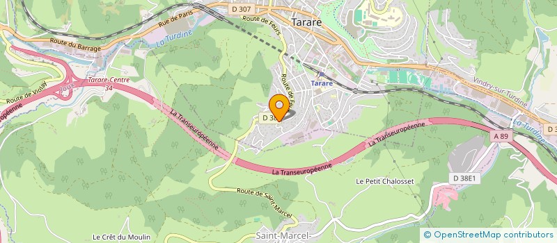 localisation de l'entreprise MONSIEUR CHRISTOPHE ISAMBART  TARARE