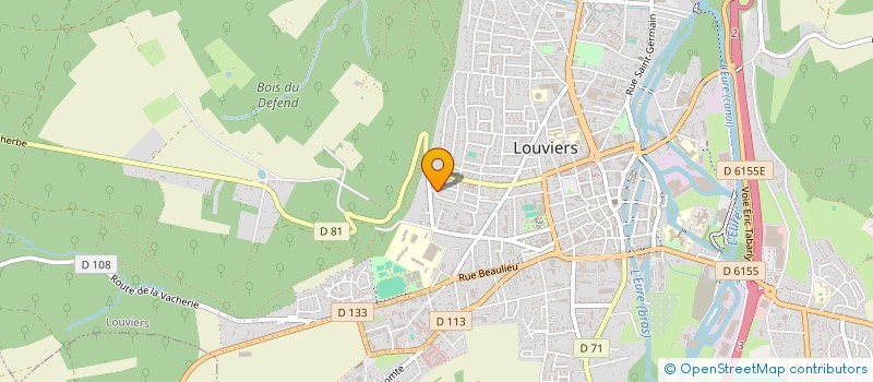 localisation de l'entreprise MONSIEUR CHRISTOPHE ISIDORE à LOUVIERS