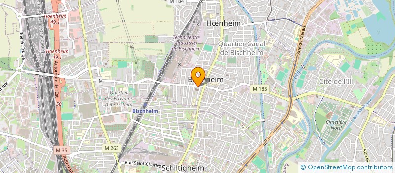 localisation de l'entreprise MONSIEUR CHRISTOPHE J' ESPERE  BISCHHEIM