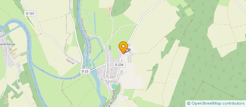 localisation de l'entreprise MONSIEUR CHRISTOPHE JACQUEMARD  SOING CUBRY CHARENTENAY