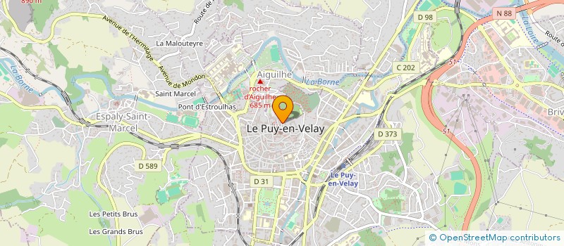localisation de l'entreprise MONSIEUR CHRISTOPHE JACQUES à LE PUY-EN-VELAY