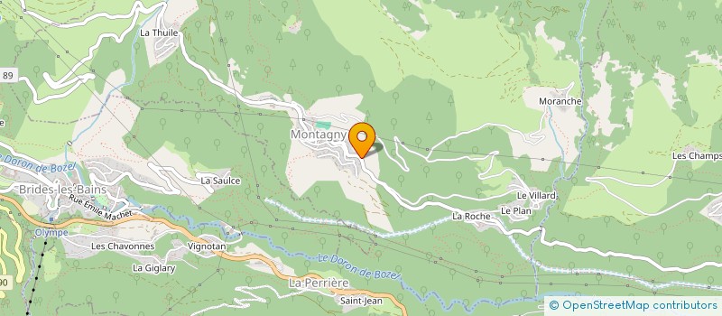 localisation de l'entreprise MONSIEUR CHRISTOPHE JACQUES BORDAS  MONTAGNY